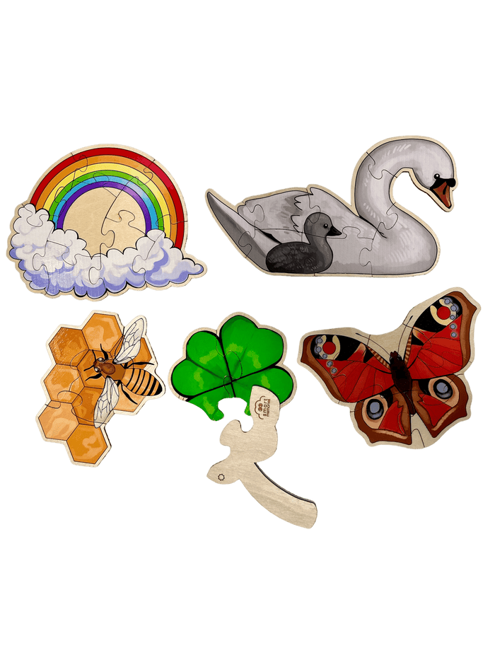 Progressive wooden puzzles — Nature