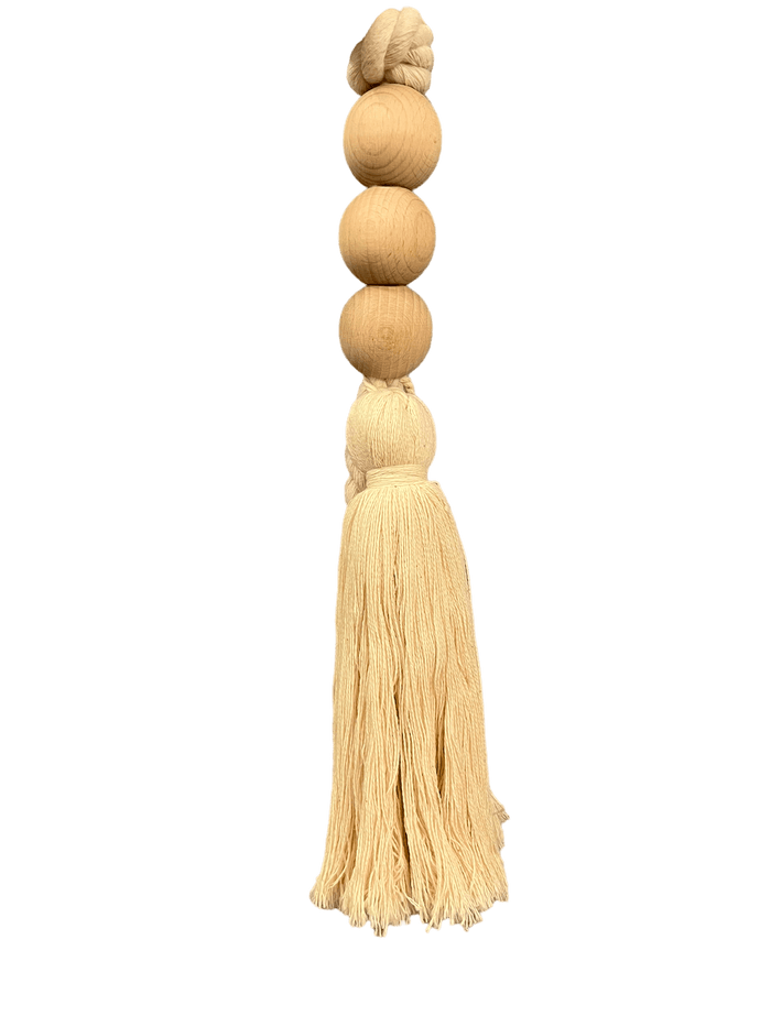 Decorative wooden beads for baby cradle