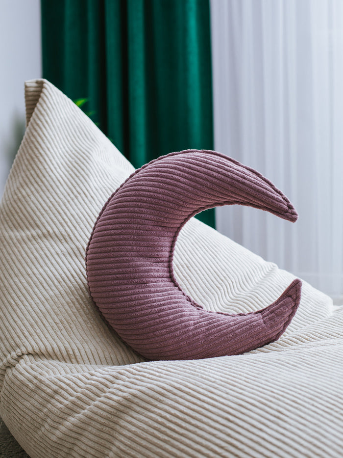 Kinderkissen aus Cord — Mond