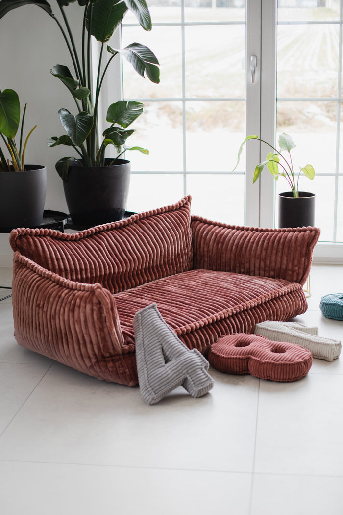 Children’s corduroy sofa