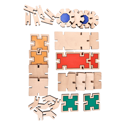 Wooden building blocks — Basic
