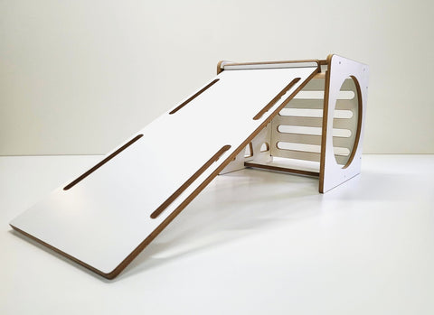 Montessori-Kletterwürfel-Set mit Rutsche