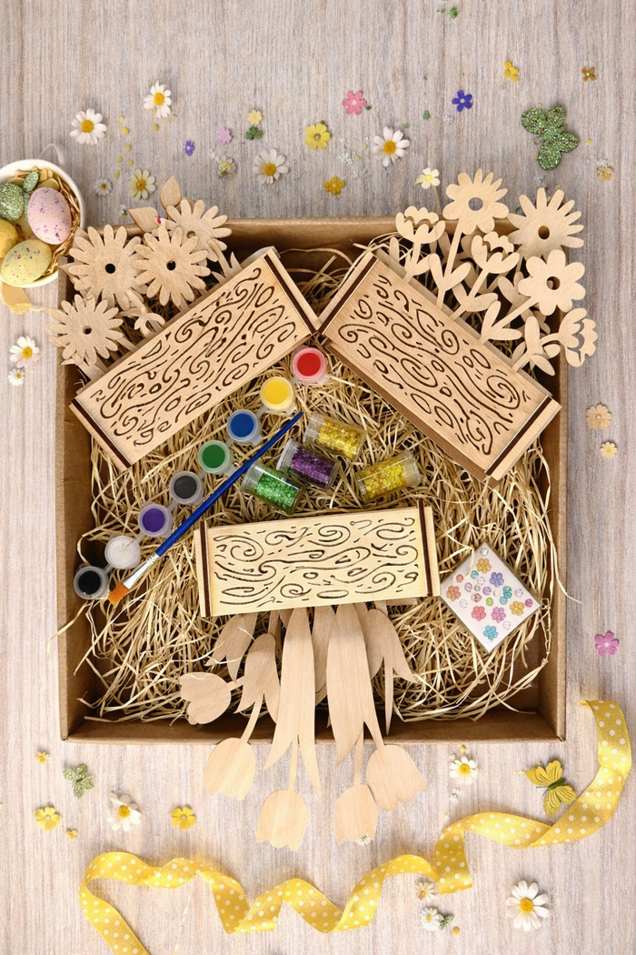 DIY 3D flower craft kit