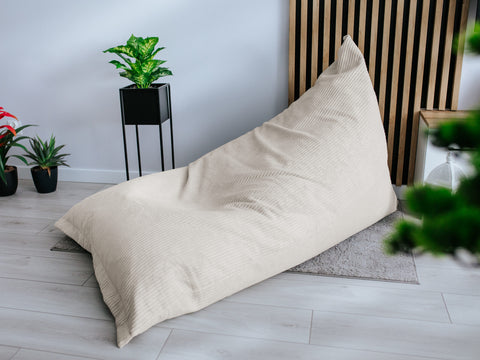 Sitzsack aus Cord für Kinder — Banane