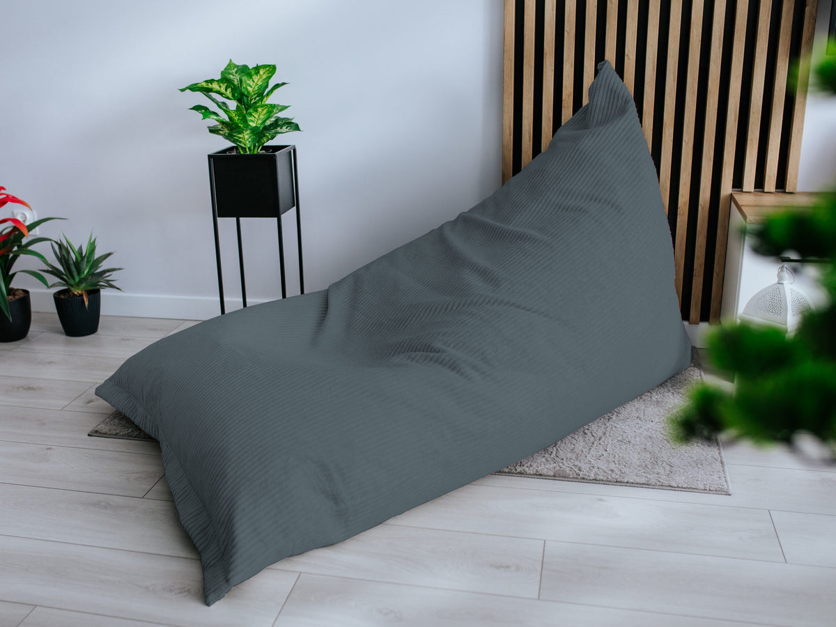 Sitzsack aus Cord für Kinder — Banane