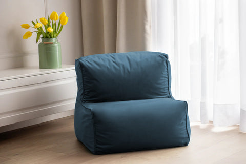 Children’s velvet beanbag chair — Elka