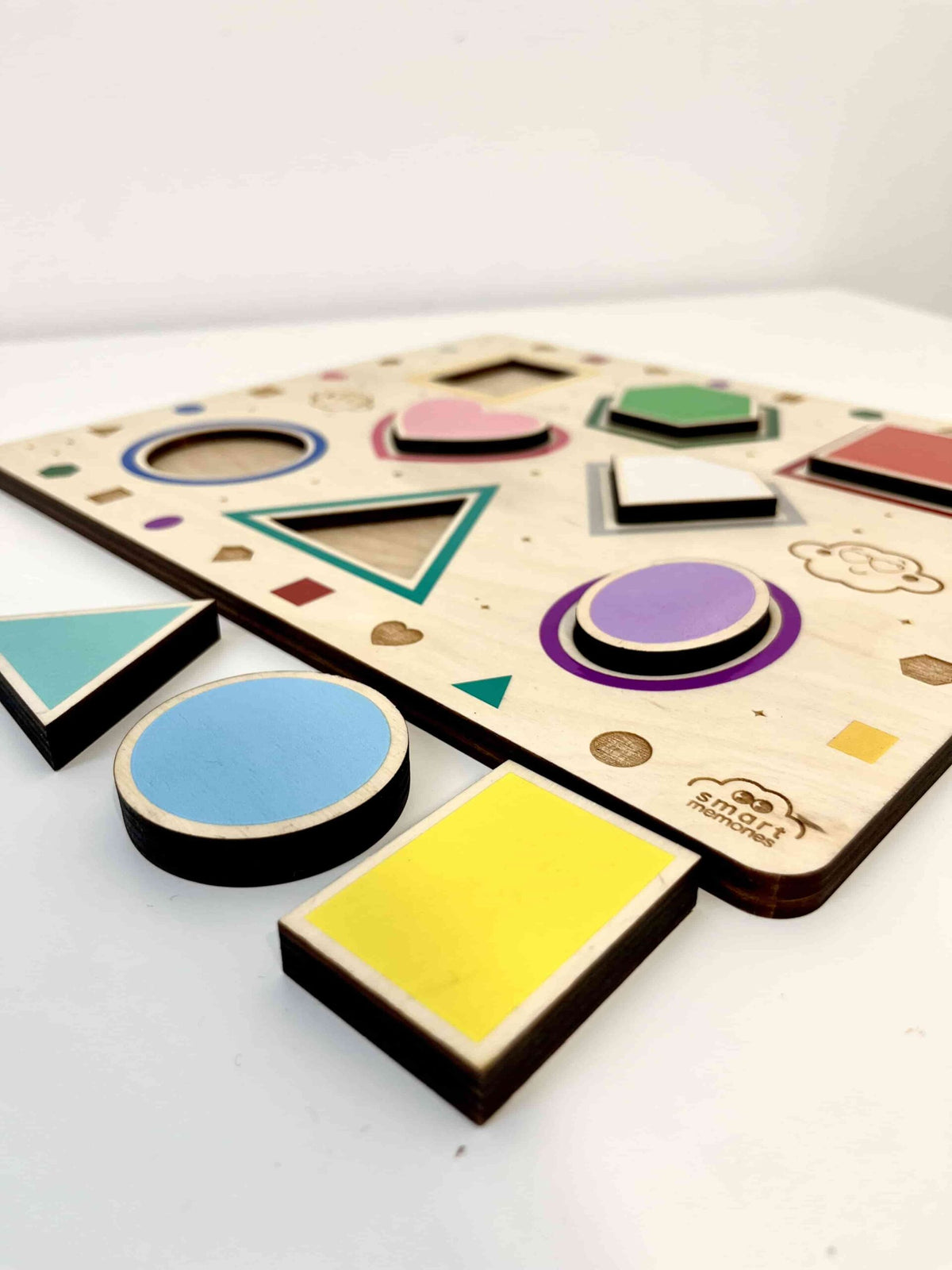 Wooden Montessori shape sorter