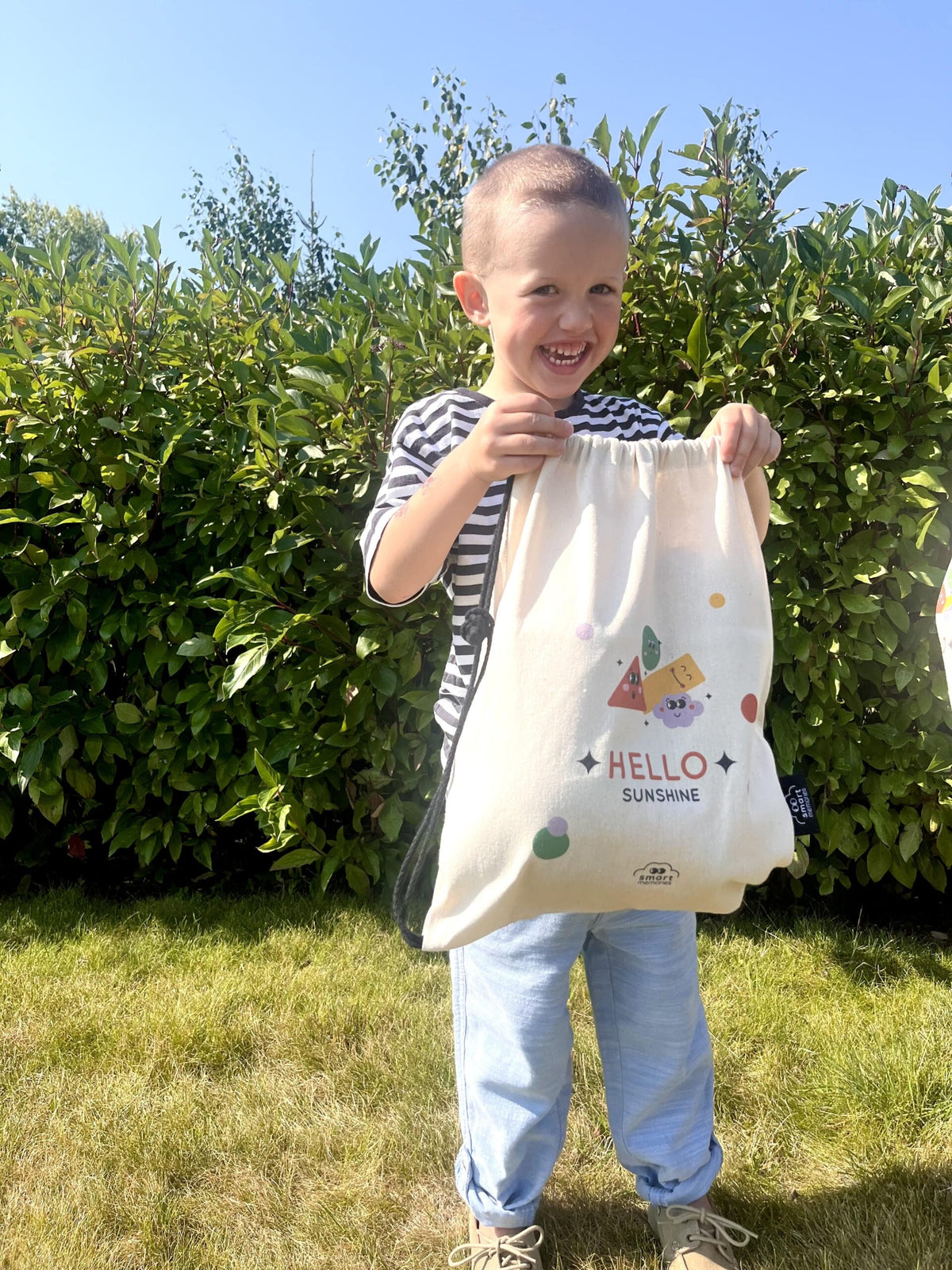 Turnbeutel aus umweltfreundlicher Baumwolle — HELLO SUNSHINE