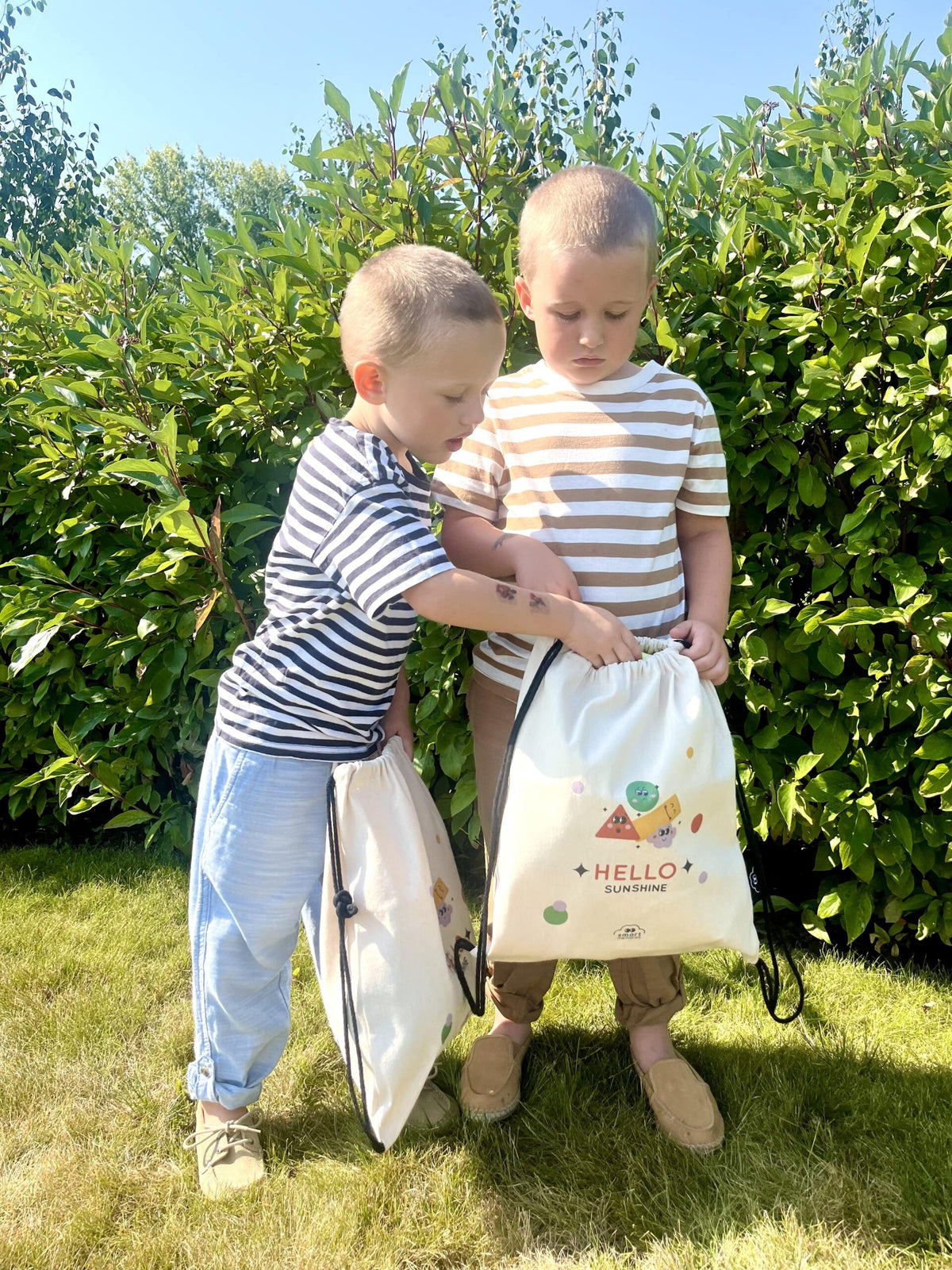 Turnbeutel aus umweltfreundlicher Baumwolle — HELLO SUNSHINE