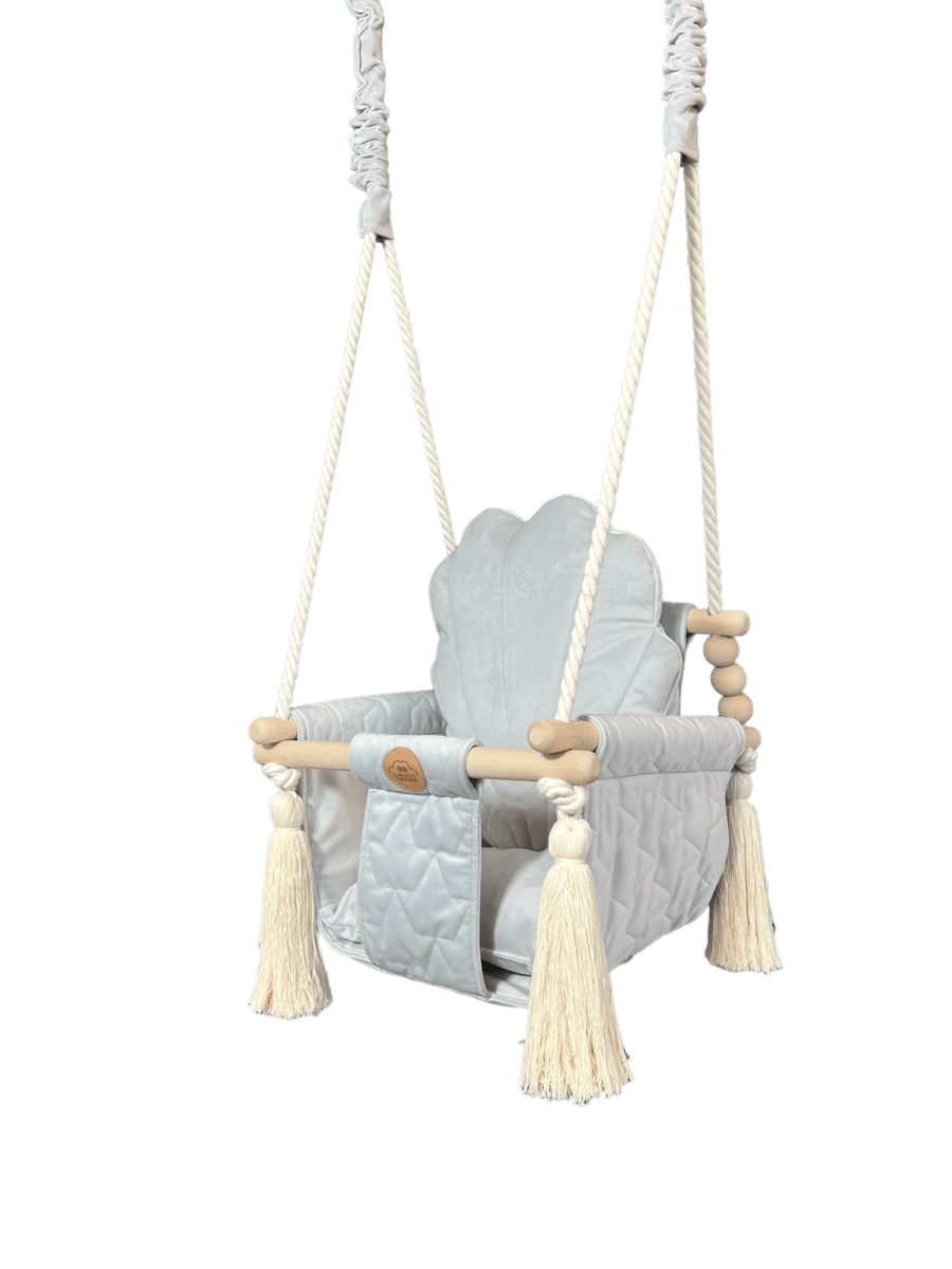 Classic swing Shell — velvet, silver