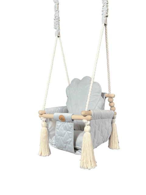 Classic swing Shell — velvet, silver