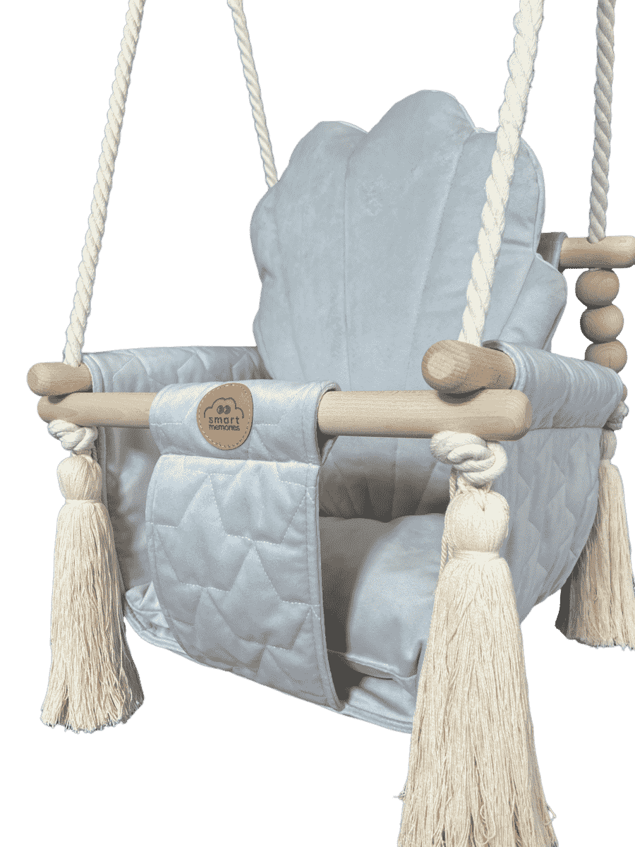 Classic swing Shell — velvet, silver