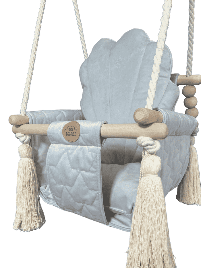 Classic swing Shell — velvet, silver