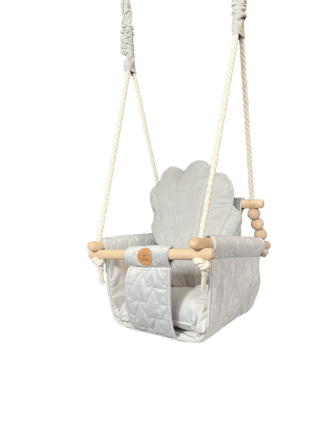 Classic swing Shell — velvet, silver