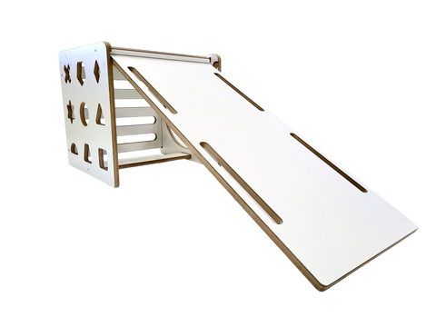 Montessori-Kletterwürfel-Set mit Rutsche