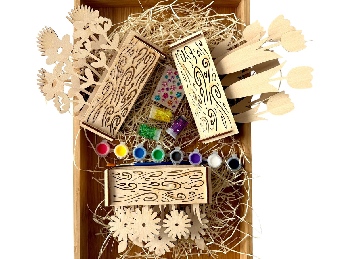 DIY 3D flower craft kit