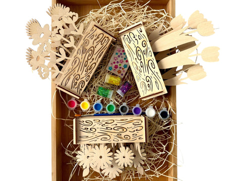 DIY 3D flower craft kit