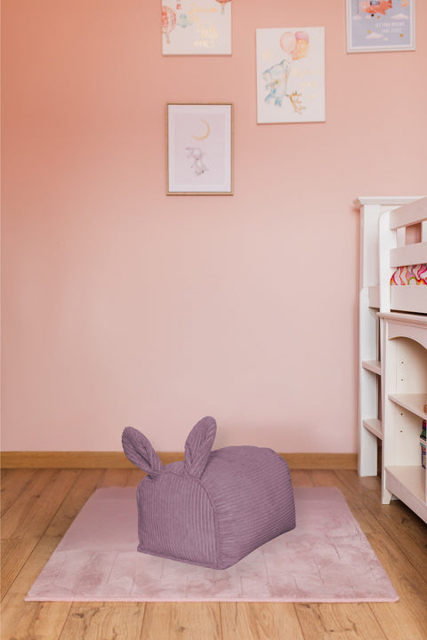 Sitzhocker aus Cord für Kinder — Ziege