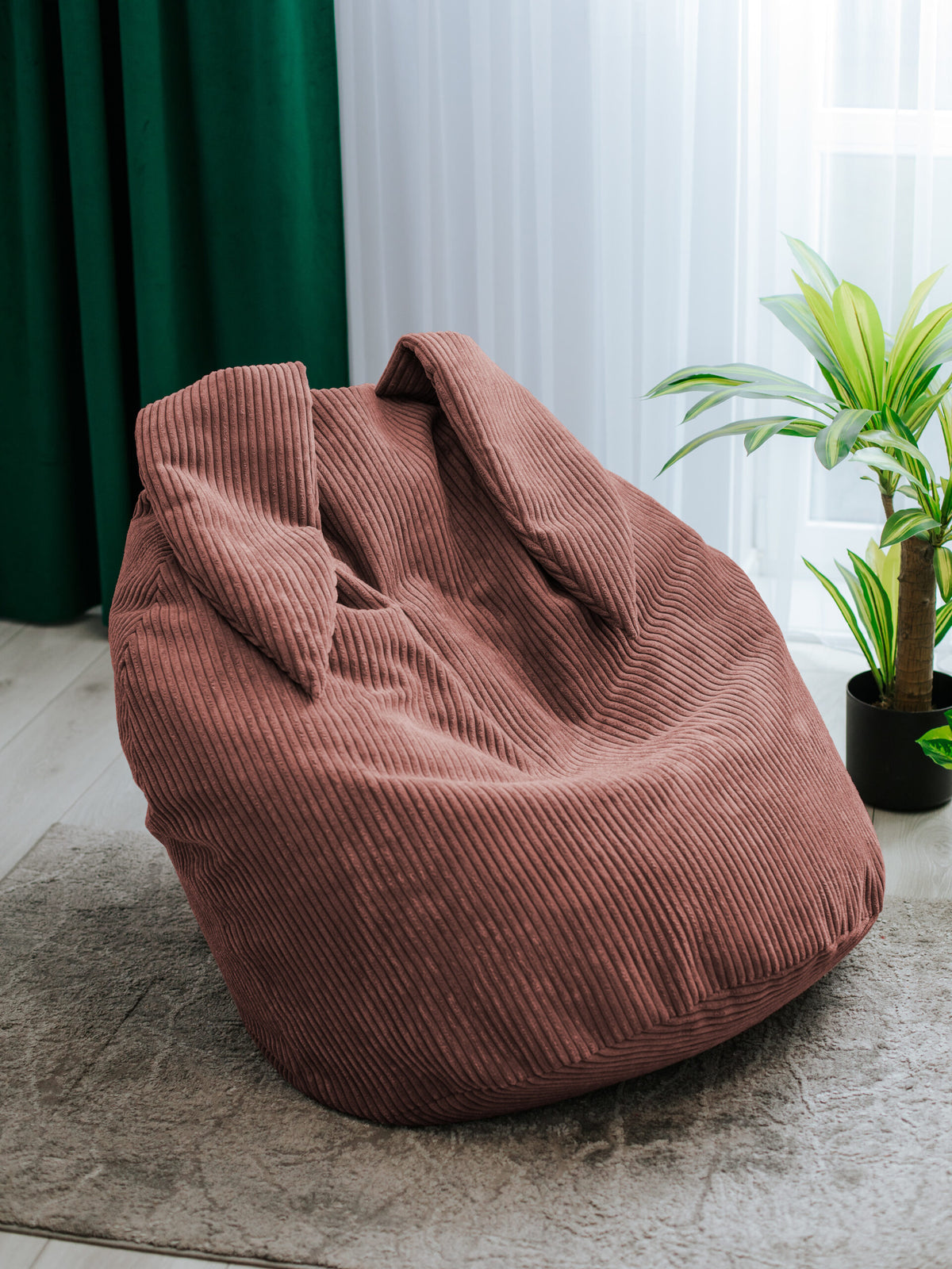 Children’s corduroy beanbag — Rabbit