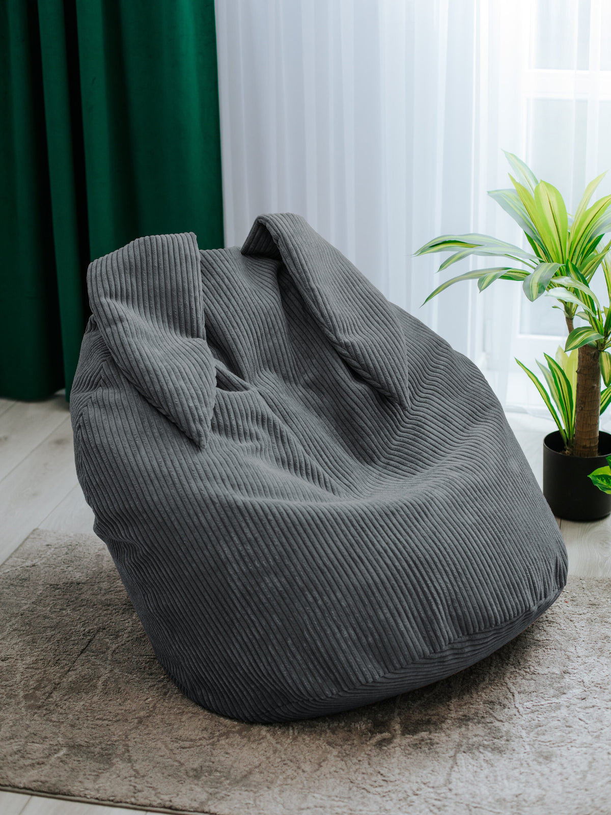 Children’s corduroy beanbag — Rabbit