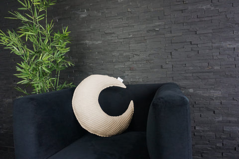 Kinderkissen aus Cord — Mond
