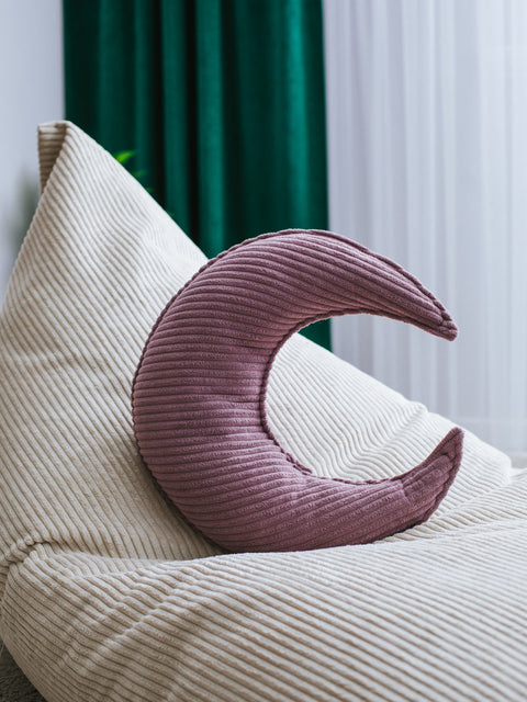 Kinderkissen aus Cord — Mond