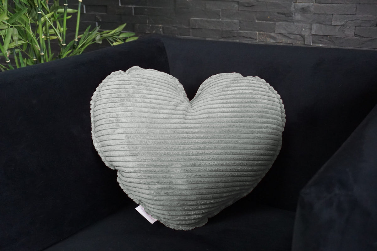 Corduroy cushion for children — Heart