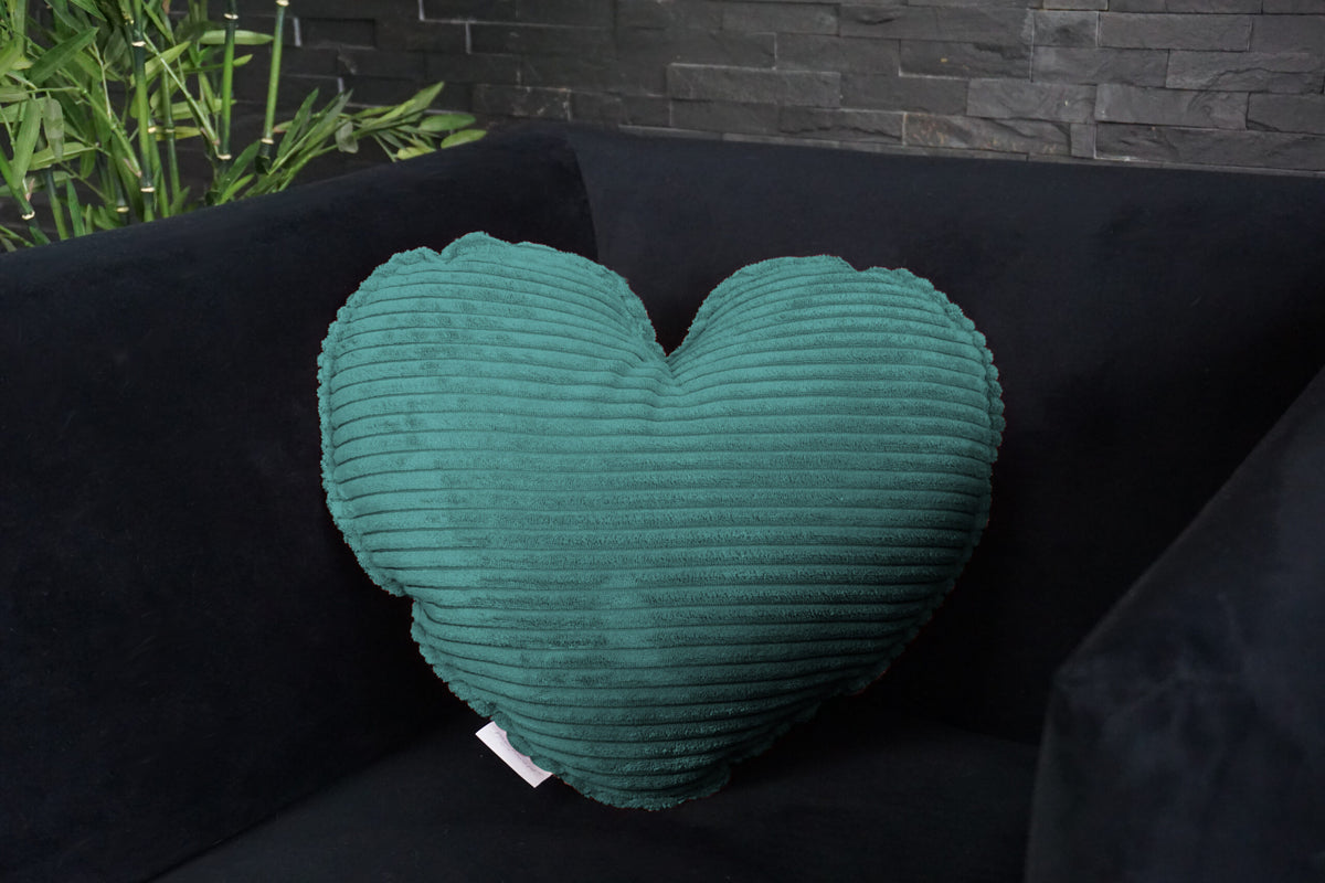 Corduroy cushion for children — Heart