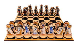 Schachspiel aus Holz für Kinder